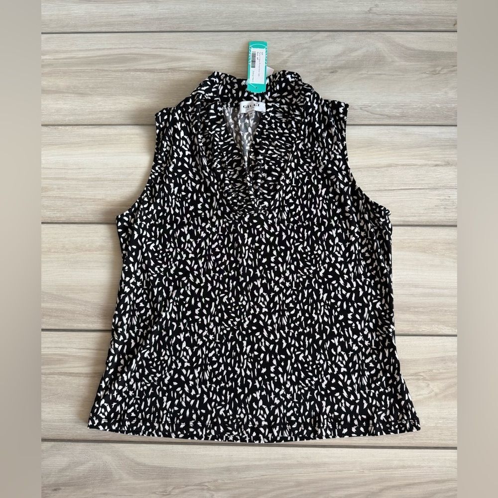 Gilli Perry V-Neck Knit Tank Black MP NWT STITCH FIX